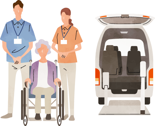 福祉車両のイラスト